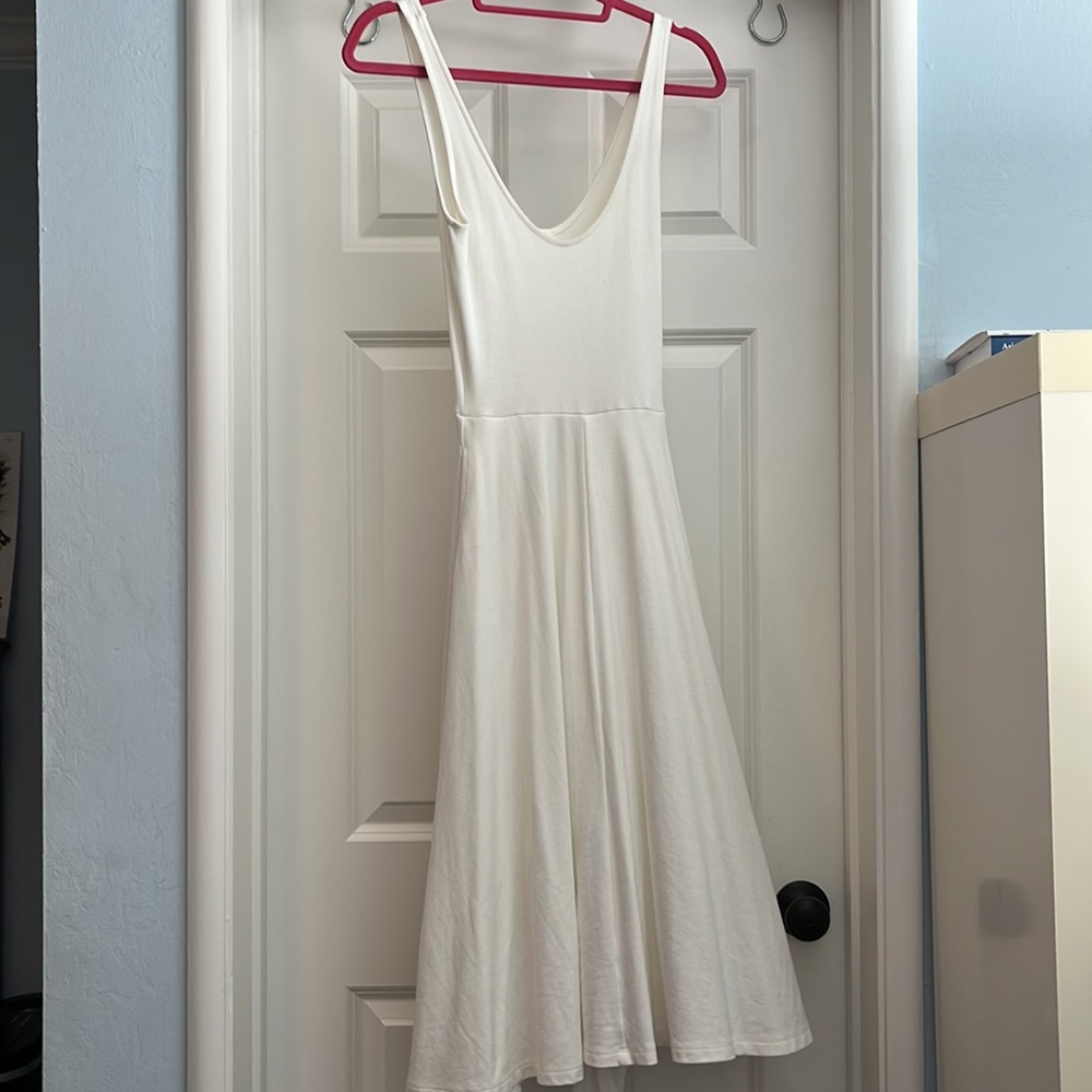 Nordstrom Leith XS White Midi Dress